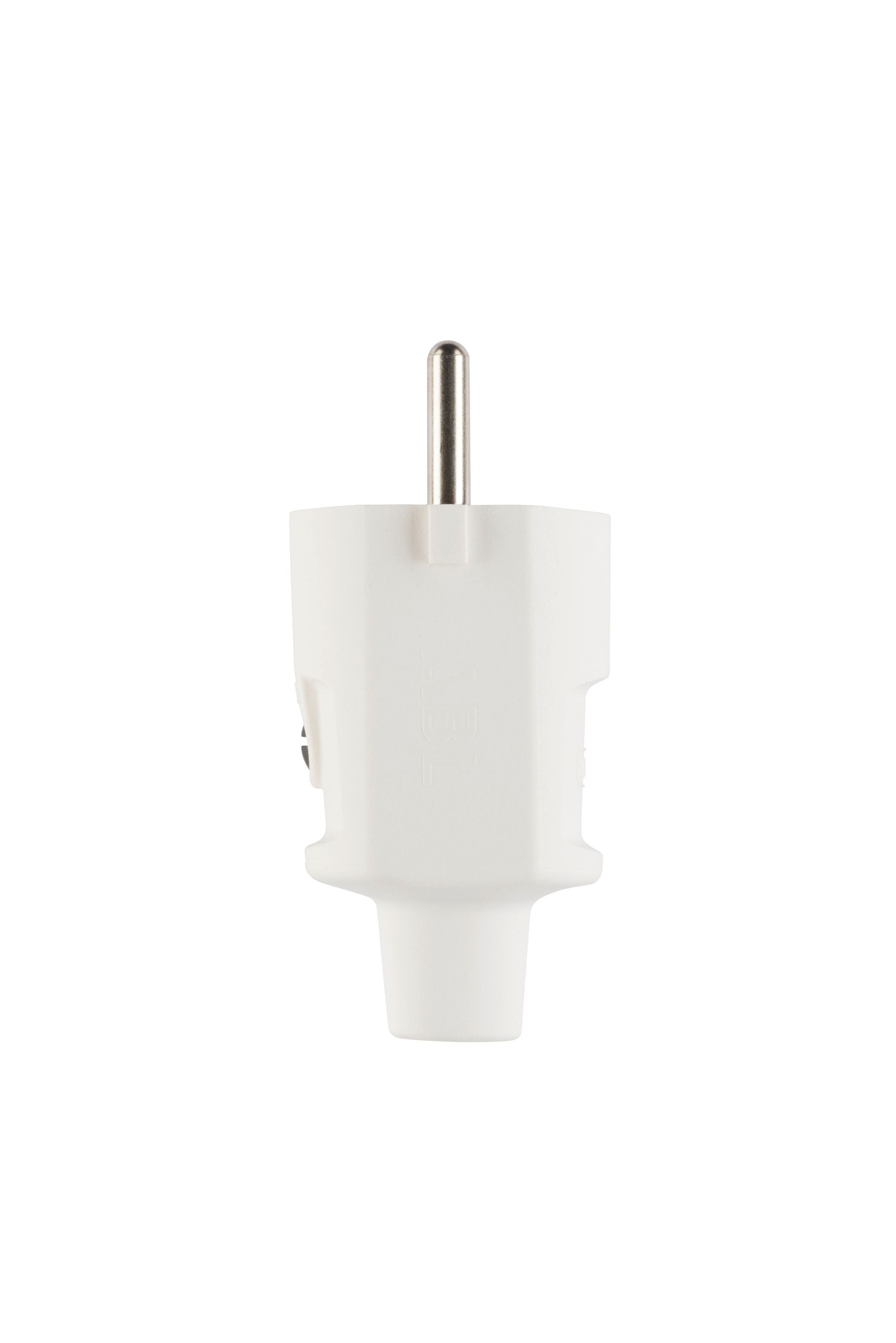 ABL 100000047 Compact Stecker SCHUKO & fr-be TPE weiß IP20 Typ 1505