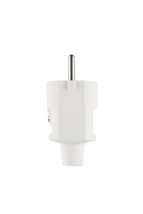 ABL 100000047 Compact Stecker SCHUKO & fr-be TPE weiß IP20 Typ 1505