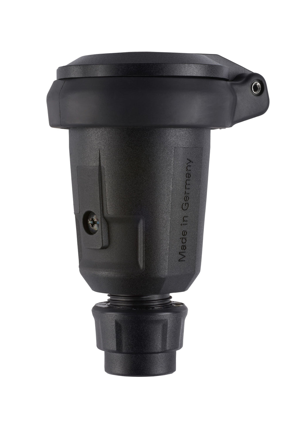 ABL 100000084 Hightech Kupplung SCHUKO Elamid schwarz selbstschl.IP54 Typ 1580