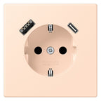 Jung LC1520-15CA228 SCHUKO-Steckd.m.USB Typ AC LC32091