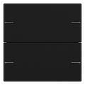 GIRA 5752005 Wippenset 2fach Tastsensor4 System 55 Schwarz matt (lackiert)