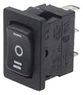 Bachmann 924.183 Wippenschalter Serie 3632 Umschalter 1-polig schwarz