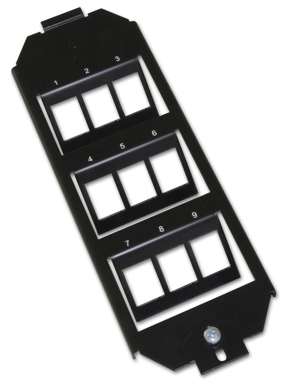 CobiNet 115101 Tragrahmen f.Unterflur- systeme Leerträger f.9KS-Module Keystone