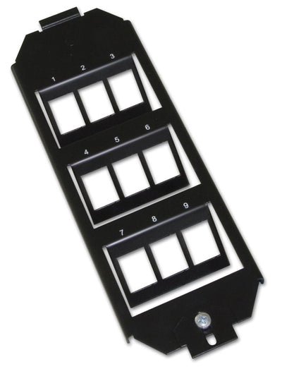 CobiNet 115101 Tragrahmen f.Unterflur- systeme Leerträger f.9KS-Module Keystone