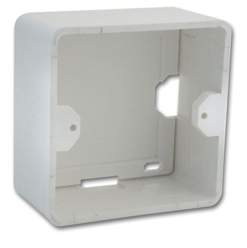 CobiNet 104638 Aufputzrahmen Tiefe:40mm RAL9010 Hutschienenmontage möglich