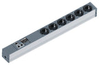 Bachmann 329.3009 19" 1HE 6xSchuko Monitored TCP/IPStrom 2,0m Schuko