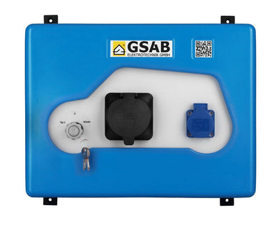 GSAB 43W-Profi-11 Ladebox Typ2 + Schuko 11kW Privat Gewerbe Hotel m. FI-LS