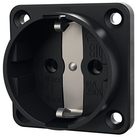 Mennekes 11512 Anbaudose SCHUKO 16A2p+E 230V IP20,SW