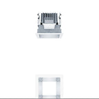 Zumtobel P-INF Q100L LED1300-940 LDO SM WH LED Decken-Einbauleuchte 60817950