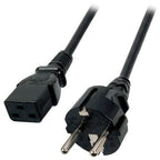 EFB EK511.1,8 Netzleitung Schuko 180°-C19 180° schwarz 1,8m 3x1.50qmm