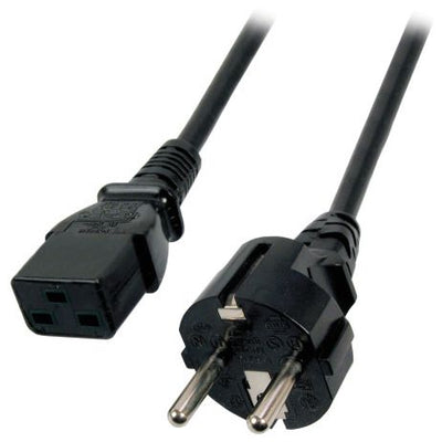 EFB EK511.3 Netzleitung Schuko 180°-C19 180° schwarz 3m 3x1.50qmm