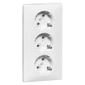 Peha D 6313.02 Standard Steckdose SCHUKO 3fach reinweiß 00509011