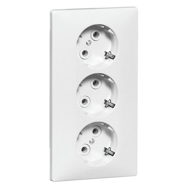 Peha D 6313.02 Standard Steckdose SCHUKO 3fach reinweiß 00509011