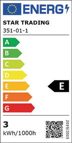 S&H 38325 LED Kerzenform Filament 35x98mm E14 220-240V 2,3W 270Lm 4000K