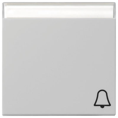 GIRA 0673015 Wippe Symbol Klingel+BSF System 55 Grau matt (lackiert)