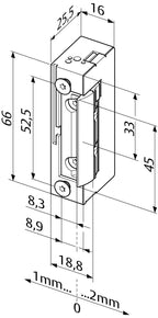 effeff 138F---09635E91 138F Sicherheits- Türöffner Kl 12 VDC Universal
