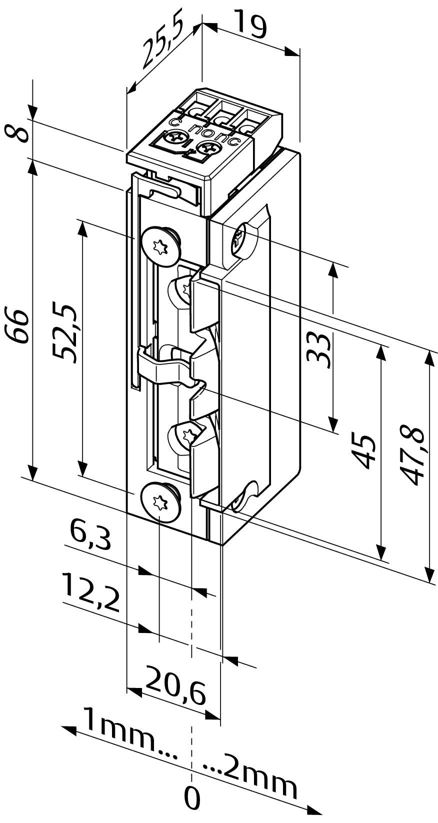 ASSA Abloy 138F.23-----F91 Sicherheits Tür-Öffner 138F.23 ProFix 2 24VDC