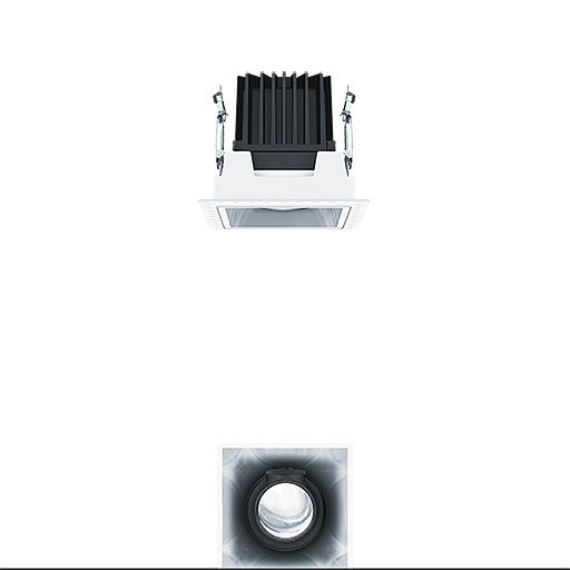 Zumtobel PANOS INF Q100V 15W LED930 LDO SP-SM TL LED Decken-EBleuchte 60817530