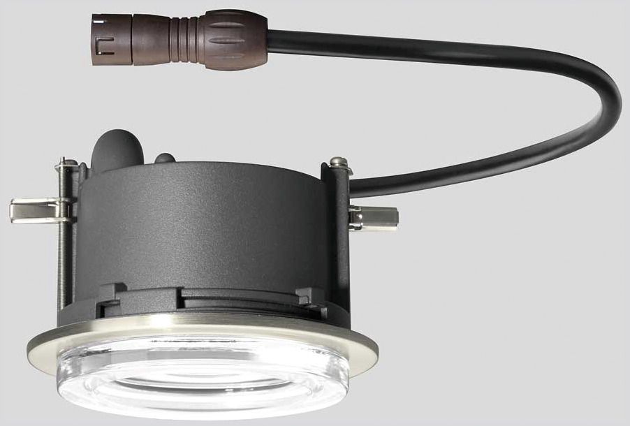 Bega 50002.2K3 LED-Kompakttiefstrahler Innenbereich, Edelstahl 3000 K