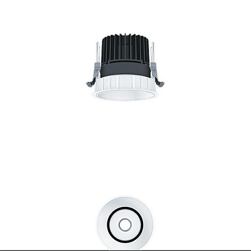 Zumtobel PANOS INF R100L 15W LED940 LDO FL-WH TL LED Decken-EBleuchte 60816797