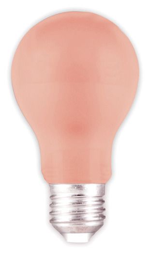 S&H 30970 LED Allgebrauchsform 60x107mm E27 240VAC 1W 12Lm orange Kunststoff