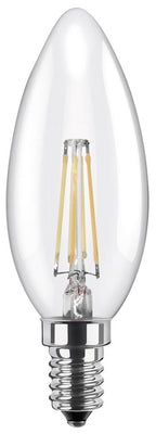 S&H 36571 LED Kerze Filament 35x95mm dimmbar E14 3,2W/927 270Lm 1900-2700K