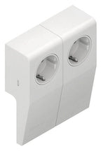 Kleinhuis 1886.3.3 CENTRIC Doppel-SchuKo Steckdose 144x120x43mm ASA RAL9010/9010