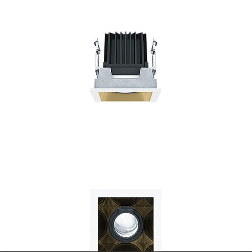 Zumtobel PANOS INF Q100V 22W LED940 LDO FL-GD WH LED Decken-EBleuchte 60817255
