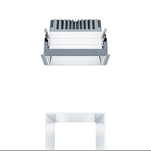 Zumtobel P-INF Q190H LED2500-940 LDO AL TL LED Decken-Einbauleuchte 60818295