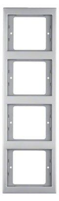 Berker 13437004 Rahmen 4fach senkrecht K.5 Edelstahl Rostfrei