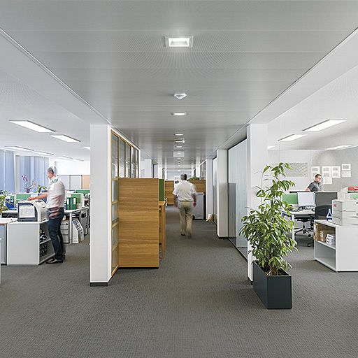 Zumtobel P-INF Q100L LED500-940 LDO BK WH LED Decken-Einbauleuchte 60817889