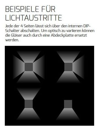 DOTLUX 4559-130360 LED-Pollerleuchte WAY 55cm 7,5/15W 3000K