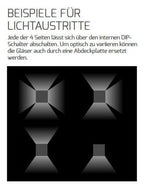 DOTLUX 4559-130360 LED-Pollerleuchte WAY 55cm 7,5/15W 3000K