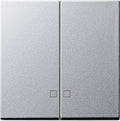 GIRA 063126 Wippe 2fach Kontrollfenster System 55 Farbe Alu