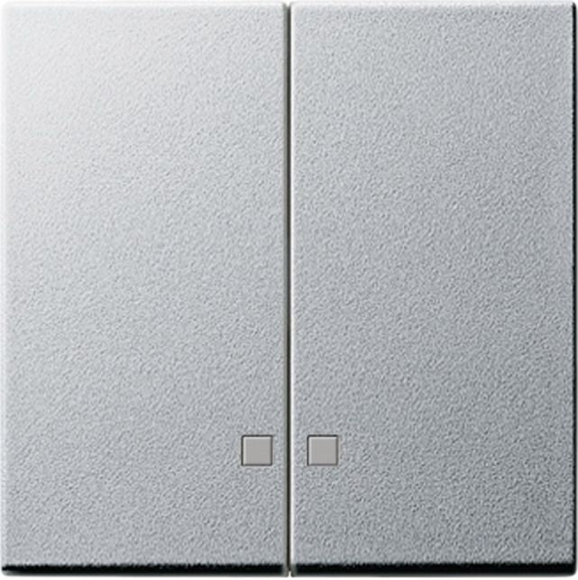 GIRA 063126 Wippe 2fach Kontrollfenster System 55 Farbe Alu