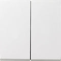GIRA 026603 Wippe 2fach+Set IP44 Standard 55,E2 Reinweiß glänzend