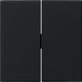 GIRA 0295005 Wippe 2fach System 55 Schwarz matt (lackiert)