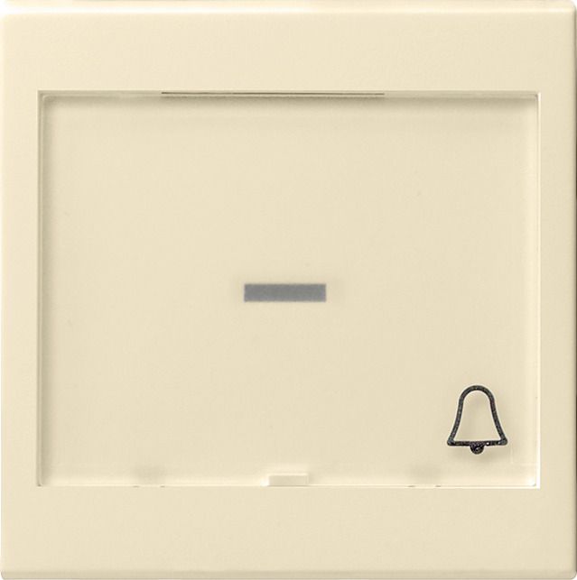 GIRA 067901 Wippe+BSF groß+Symbol Klingel System 55 Cremeweiß glänzend