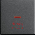 GIRA 067828 Wippe KF+ Heizung Ein/Aus System 55 Anthrazit