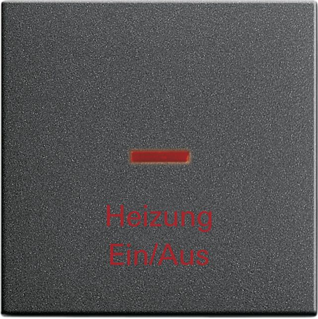 GIRA 067828 Wippe KF+ Heizung Ein/Aus System 55 Anthrazit