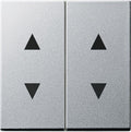 GIRA 115026 Wippe 2fach Pfeile System 55 Farbe Alu