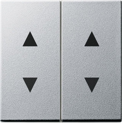 GIRA 115026 Wippe 2fach Pfeile System 55 Farbe Alu