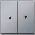 GIRA 029465 Wippe 2fach Pfeil TX_44 WG UP Farbe Alu