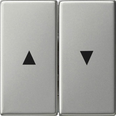 GIRA 0294600 Wippe 2fach Pfeil System 55 Edelstahl