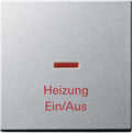 GIRA 067826 Wippe KF+ Heizung Ein/Aus System 55 Farbe Alu