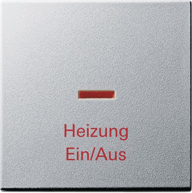 GIRA 067826 Wippe KF+ Heizung Ein/Aus System 55 Farbe Alu