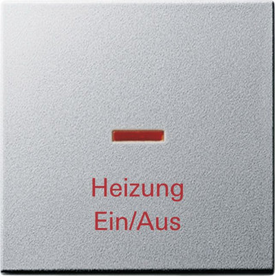 GIRA 067826 Wippe KF+ Heizung Ein/Aus System 55 Farbe Alu