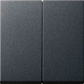 GIRA 029528 Wippe 2fach System 55 Anthrazit