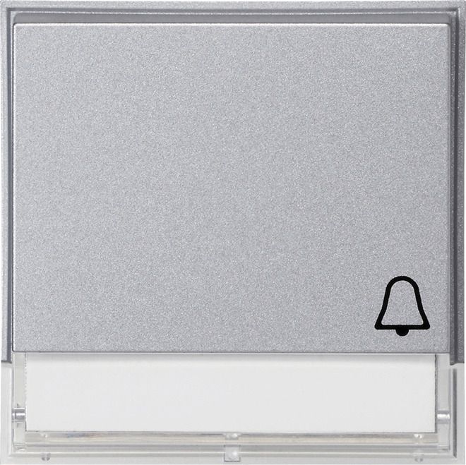 GIRA 067365 Wippe Symbol Klingel+BSF TX_44 WG UP Farbe Alu
