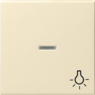 GIRA 067401 Wippe Kontrollfenster+Symbol Licht System 55 Cremeweiß glänzend